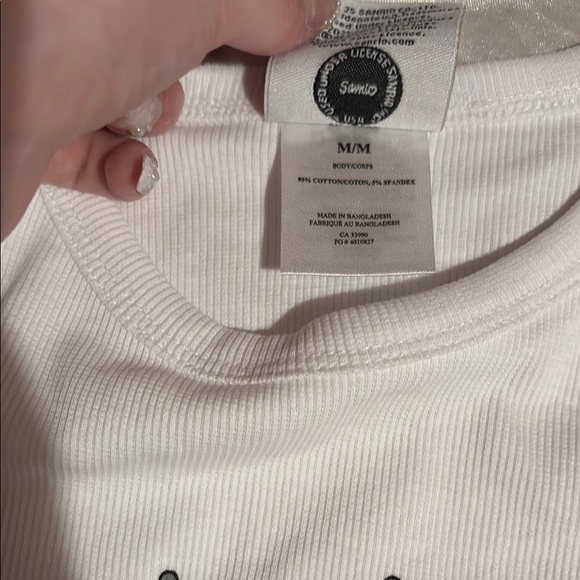 White Hello Kitty Kids Tank Top - Picture 5 of 5